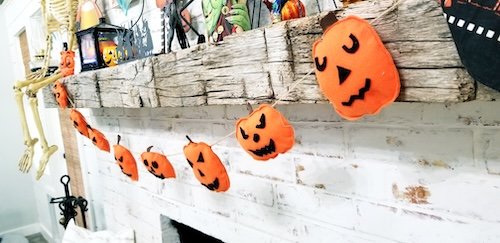 Spooky Pumpkin Garland