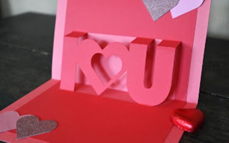 Love You Pop-Up Card: A 3D Surprise for Someone Special